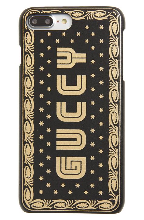 black gucci iphone 7 plus case|Gucci iPhone case cover.